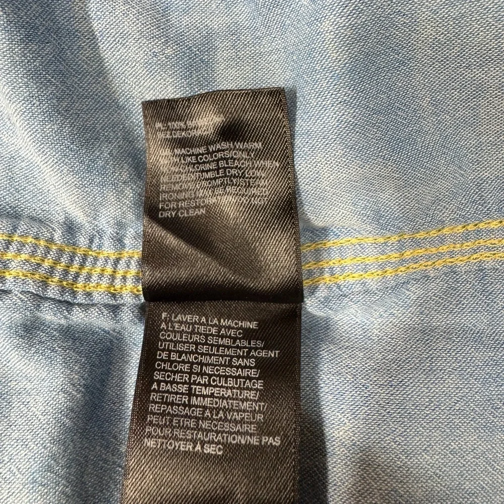 The North Face Men's Sz Medium, Short Sleeve Plaid Shirt Yellow Black Gray Blue